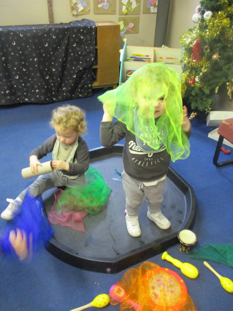 Indoor play at St Mary's Playschool