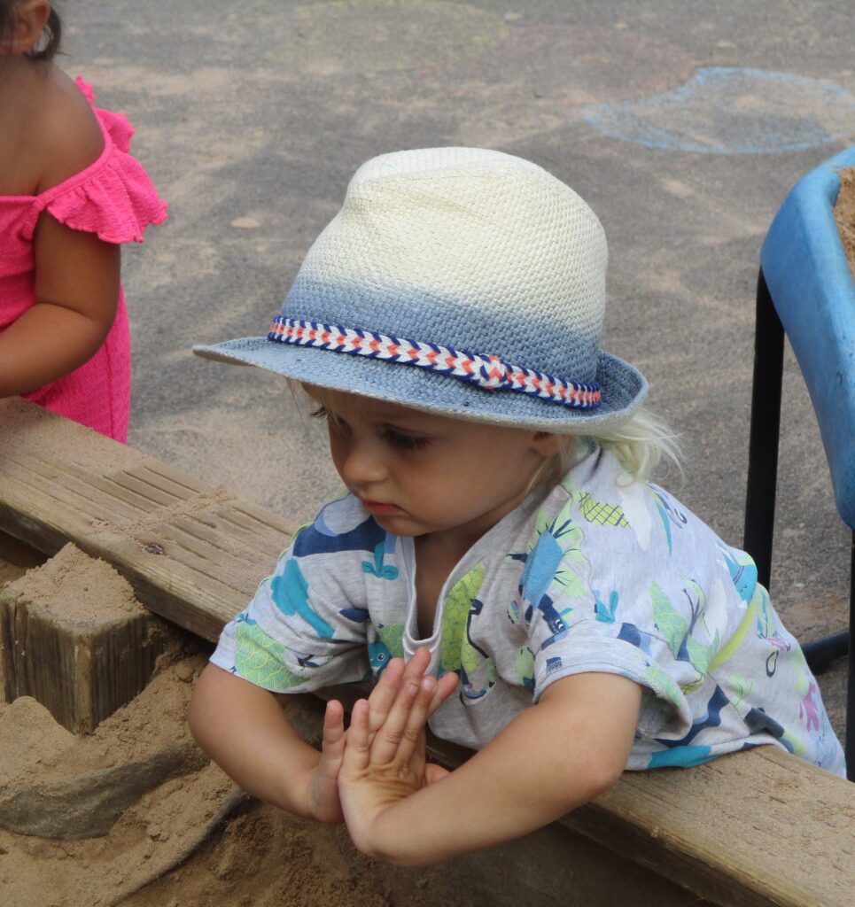Outdoor play at St Mary's Playschool