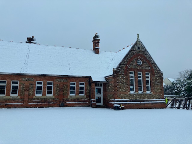 Snow at St. Mary's Playschool, Great Baddow