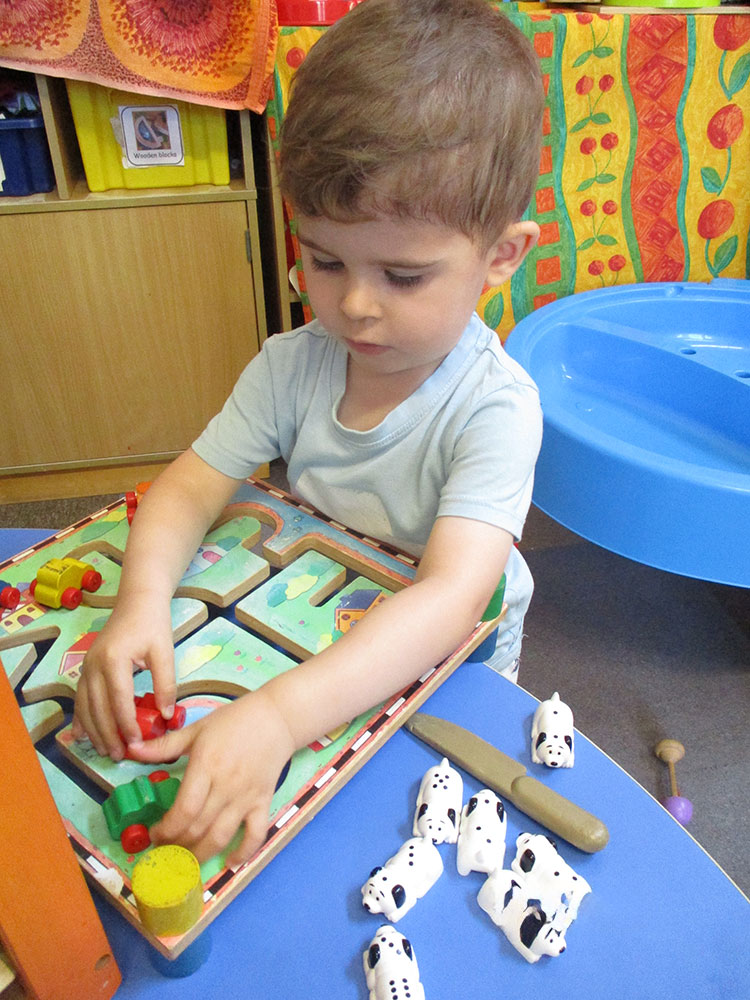 Indoor play at St Mary's Playschool
