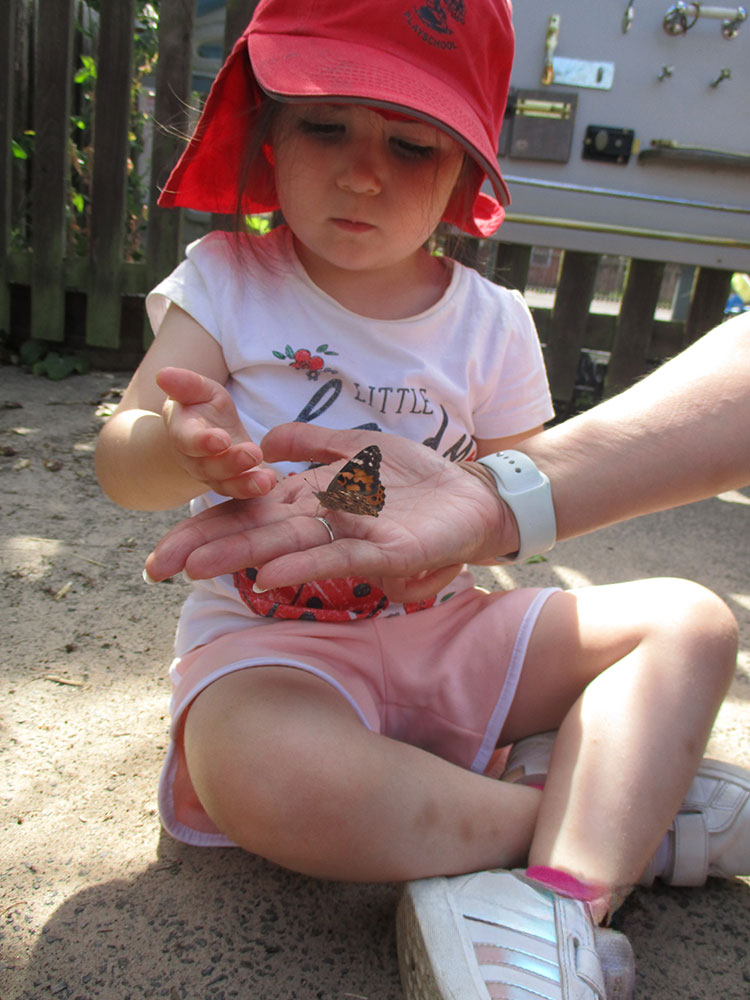 Outdoor play at St Mary's Playschool