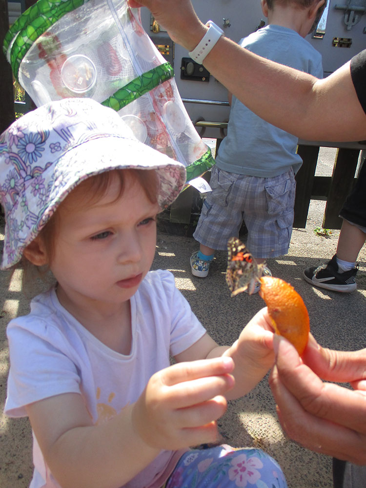 Outdoor play at St Mary's Playschool