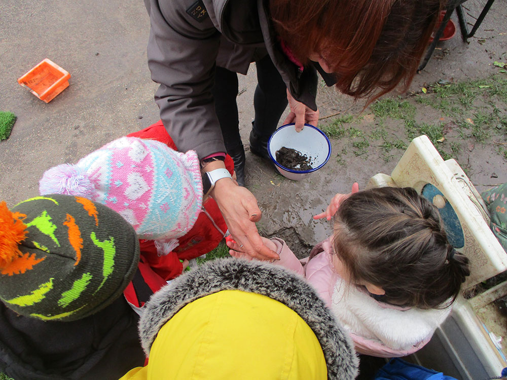 Outdoor play at St Mary's Playschool