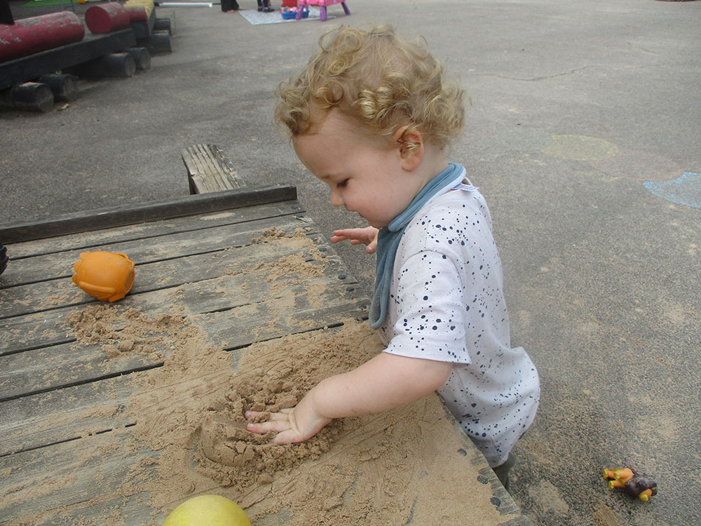 Outdoor play at St Mary's Playschool
