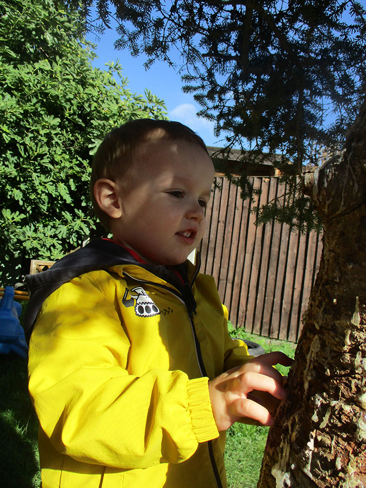 Outdoor play at St Mary's Playschool