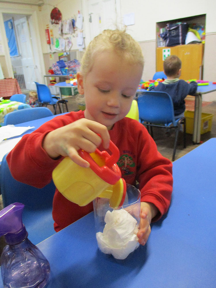 Indoor play at St Mary's Playschool