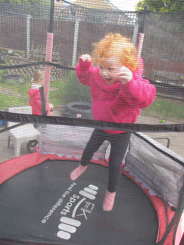 Outdoor play at St Mary's Playschool
